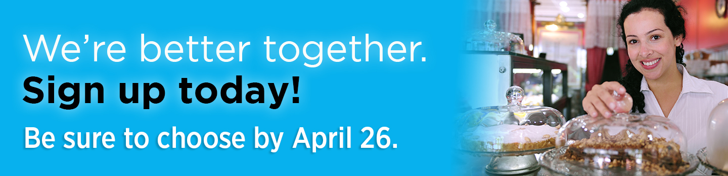 Com: We're better together, Enroll Today!